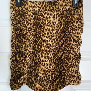 Cheetah miniskirt